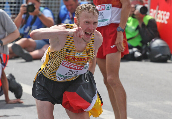 Bild von Richard Ringer im Zieleinlauf