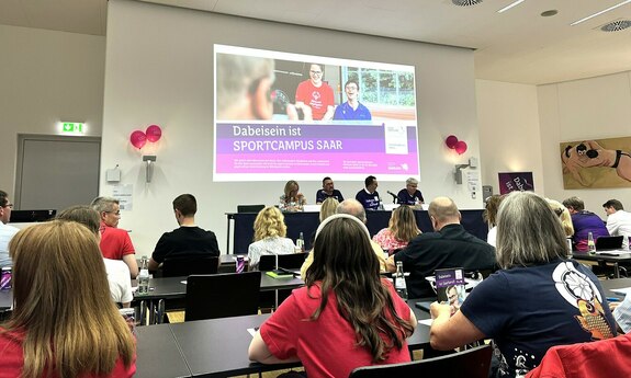 Pressekonferenz zur Vorstellung der Kampagne Dabei sein ist alles für die Special Olympics Nationalen Spiele 2026 im Saarland