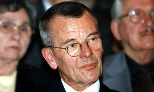 Aufnahme des verstorbenen früheren Präsidenten Albert Wagner