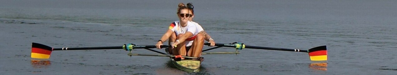 Paula Gerundt beim Rudern