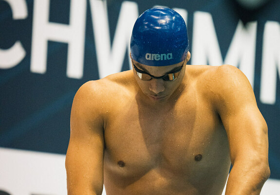 Michael Raje vor seinem Start